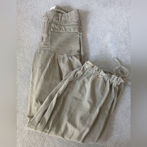 We The Free Olive Green Wide Leg Pants